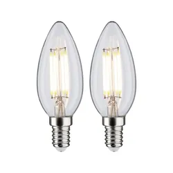 Paulmann 28916 Filament 230V LED Kerze E14 2x470lm 2x4,8W 4000K Matt