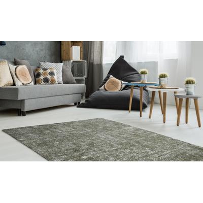 Teppich KAYOOM "Etna 110", grün (olivgrün), B:120cm H:10mm L:170cm, Polyester, Teppiche, Teppich, Maschinell getufteter Teppich, hervorragende Qualität, aktuelle Farben