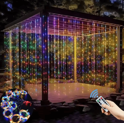 Inspire Curations USB Hanging LED Fairy Lights multicolor usb 6mx3m 600led