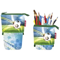 ROTH Schlampermäppchen Fußball blau/grün