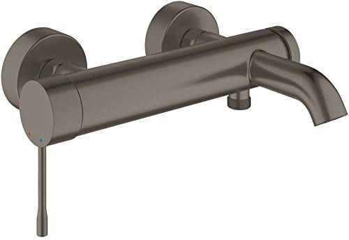 Grohe Essence Badkraan met één handgreep, Gunmetal, Hard grafiet geborsteld