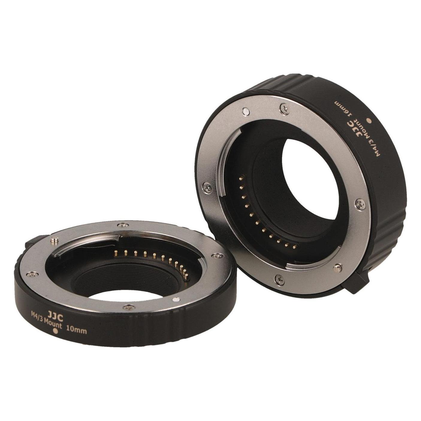 JJC Set Makrozwischenring 10/16mm für MFT mount Micro M4/3 (Makro Konverter) (AET-M43S)