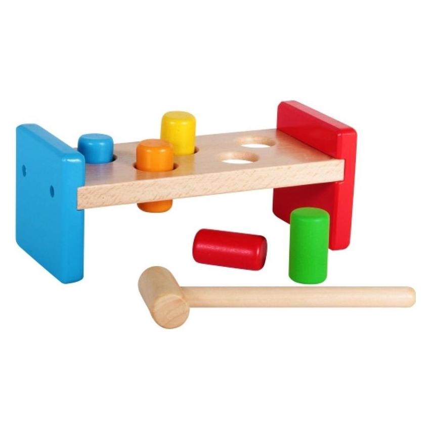 Spielmaus Holz Hammerbank 7-teilig (0041606100)