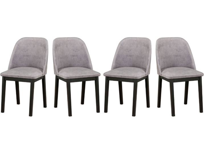 Esszimmerstuhl - Set 4x MONTI 1 schwarz, zetta 302