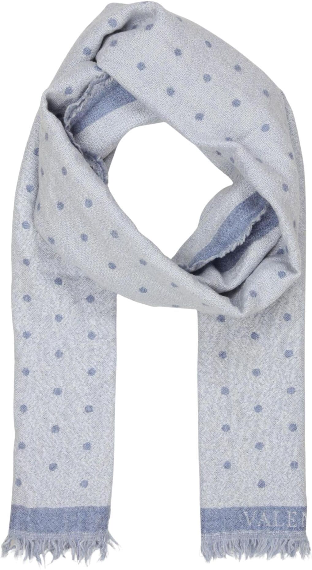 Valentino Garavani Damen Schal oder Tuch, Hellblau, Wolle - Second Hand