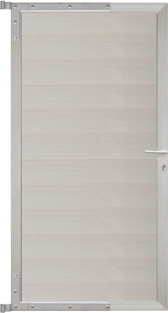 TETZNERJENT ELSKOP-Tor-Komplettset 90 x 173 cm, Füllung beige 16971088