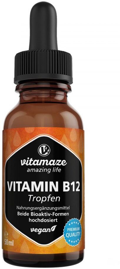 Vitamin B12 100 Μg Hochdosiert Vegan Tropfen