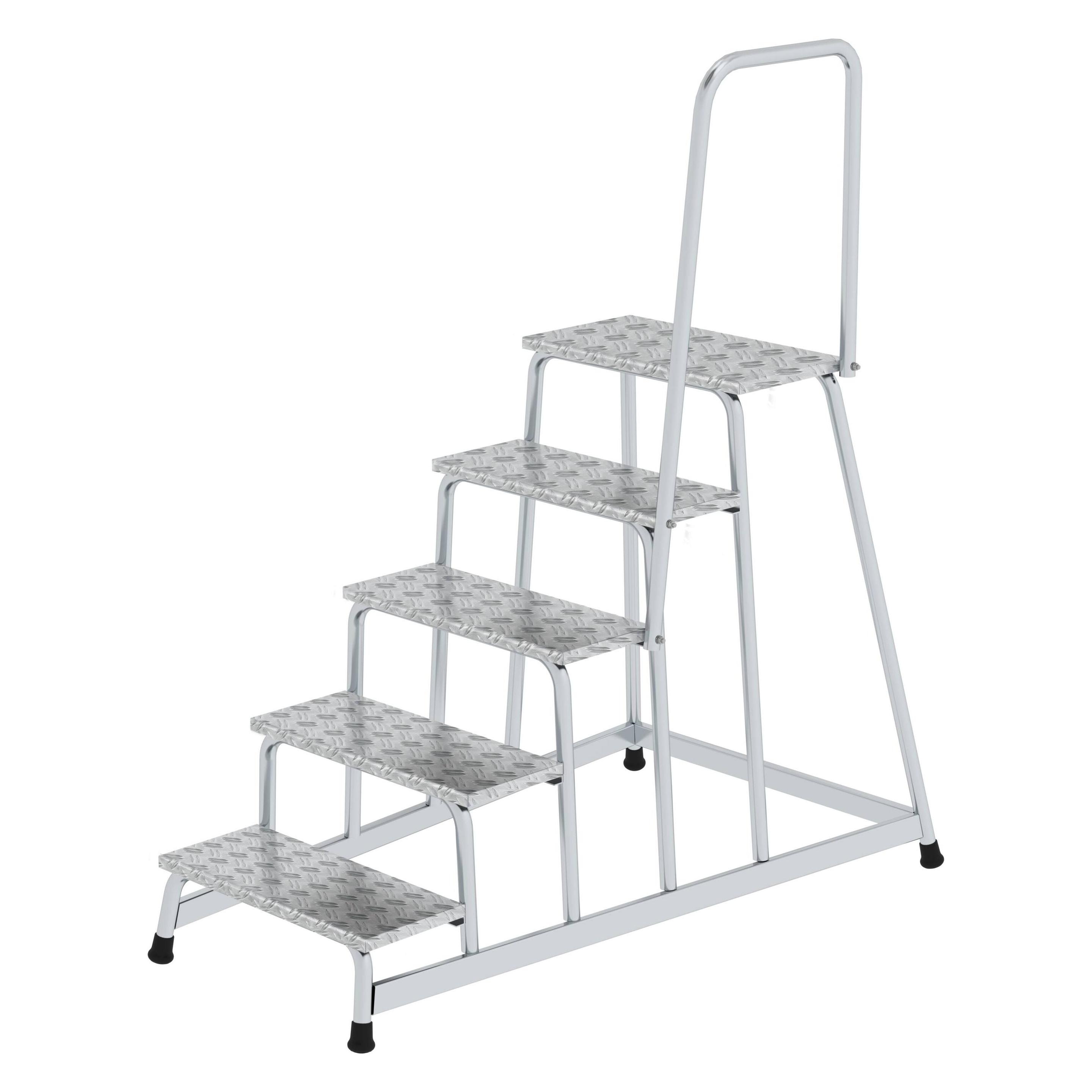 Munk Arbeitspodest starr mit Handlauf 5 Stufen (Arbeitsplattform, 139 cm) (228733)