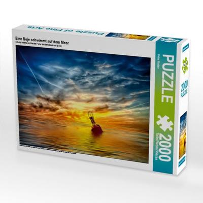 Eine Boje schwimmt auf dem Meer (Puzzle)