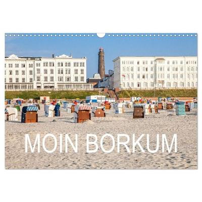Moin Borkum (Wandkalender 2027 DIN A3 quer), CALVENDO Monatskalender