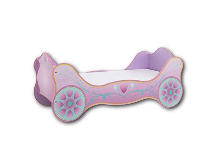 Stella Trading SISSY Kinderbett Mädchen mit 90 x 200 cm Liegefläche - Königliche Kutsche als Bett für kleine Prinzessinnen - 94 x 90 x 214 cm (B/H/T)
