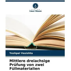 Mittlere dreiachsige Prüfung von zwei Füllmaterialien, Schulbücher von Yeshpal Vasishta