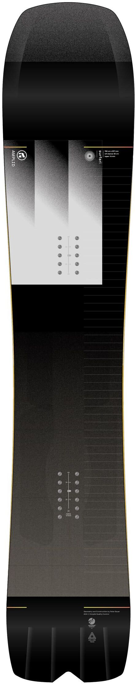 Amplid  - Pack Planche Snowboard Surfari - 158 + Talent - Planche Snowboard