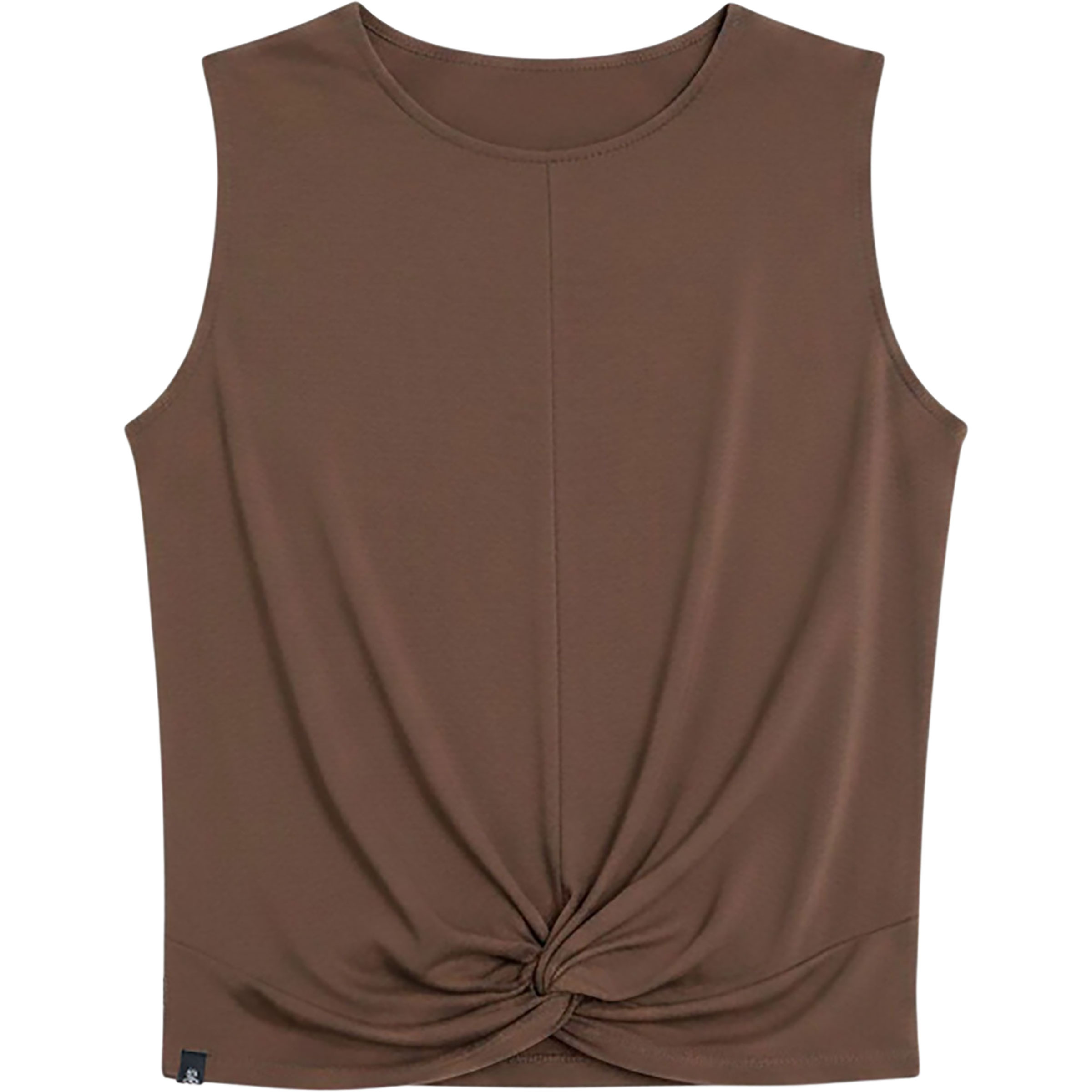 Yoga Searcher Twisted Top Damen Tanktops braun Größe S Yoga | Training & Fitness Elastisch Lyocell (Tencel)