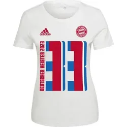 ADIDAS Damen Fanshirt FC Bayern München Meister, Größe L in Pink Pink