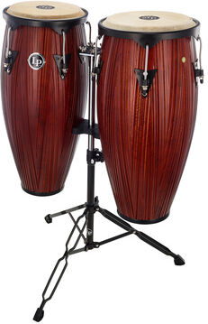 LP "LP646NY-CMW 10"+11" Conga Set" Carved Mango