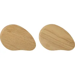 Gong Schneidebretter 23,5 cm aus Kautschukholz 2 St.