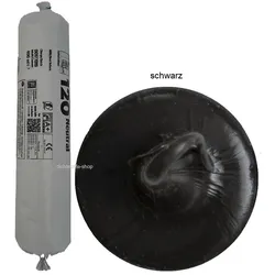 Ramsauer 120 Neutral schwarz 1K Silikon Dichtstoff 400ml Folienbeutel