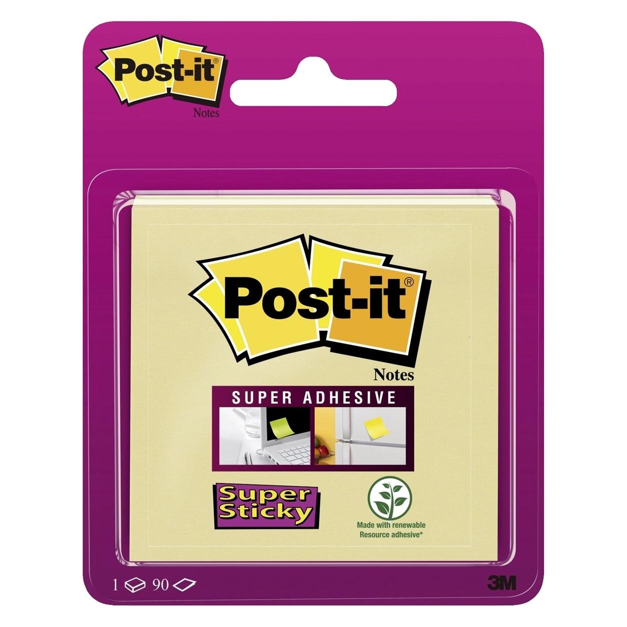 Post-it Super Sticky gelb 6920SS-CY (76 x 76 mm) (6920SS-CY)