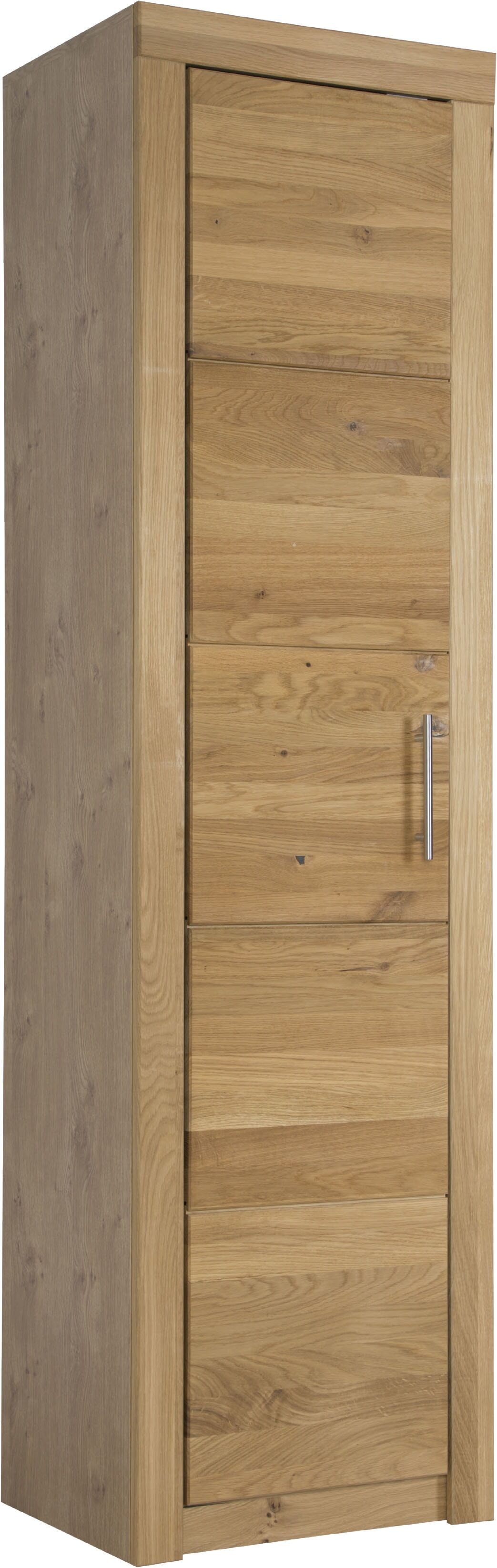 Aktenschrank VOGL MÖBELFABRIK "Toronto", braun (wildeiche), B:52cm H:189,5cm T:42cm, Holzwerkstoff, Massivholz, Schränke, Aktenschrank, in 2 Breiten, teilmassiv, Fächer für Aktenordner, Made in Germany