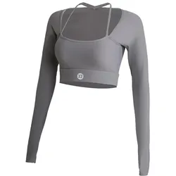 Yeaz, Damen, Sportshirt, Club Level (S), Grau
