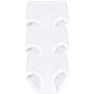 Taillenslip SPEIDEL "Nora", Damen, Gr. 50, weiß, Obermaterial: 100% Baumwolle, unifarben, körpernah, Unterhosen Taillenslip, elastisch, basic, ohne Schadstoffe, ohne Einschneiden, Baumwolle