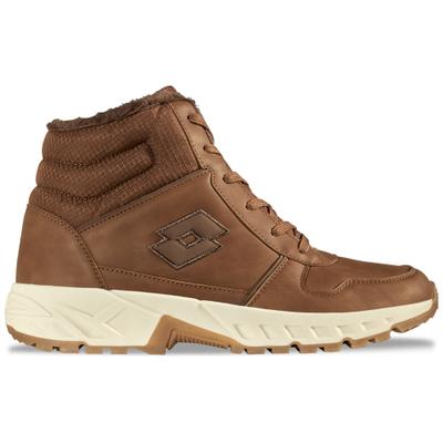 Schnürboots LOTTO, Damen, Gr. 47, wärmend, braun (camel, braun), Synthetik, Schuhe Schnürboots, - in großen Größen