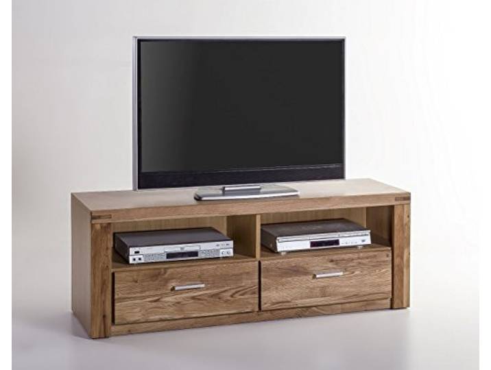 moebelstore24 TV-Kommode Lowboard Tabea in Wildeiche Teilmassiv geölt
