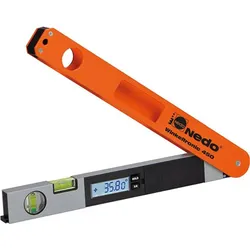Nedo, Winkelmesser, Winkelmessgerät Winkeltronic Messbereich 0-355 ° Schenkellänge 45 cm 0,1 °