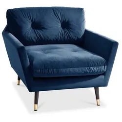 BOOOM Sessel Japan Stoff Dark Blue