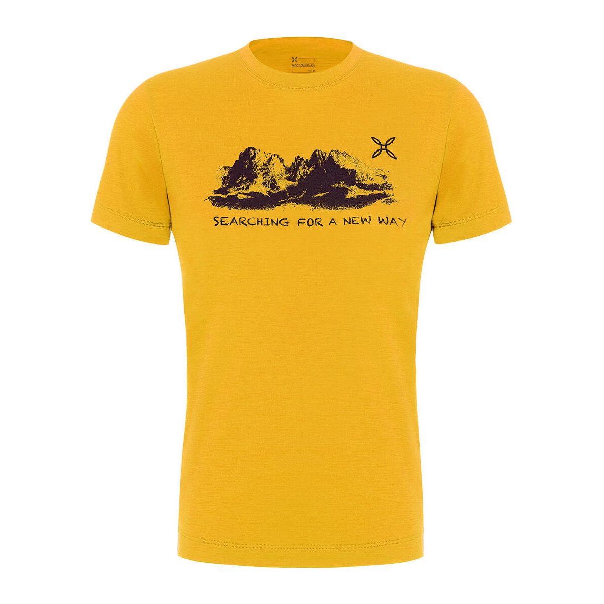 Montura Peaks Merino T-shirt mustard (348) XS MTGC27X-JW001C-348-XS