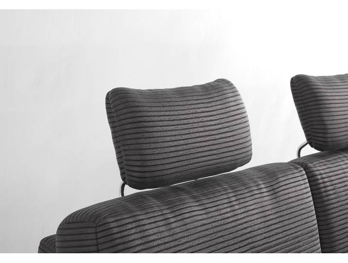 Sofa-Kopfstütze GOODPRODUCT Summer , grau, B:50cm H:25cm T:12cm, Holzwerkstoff, Kopfstützen, Sofa-Kopfstütze