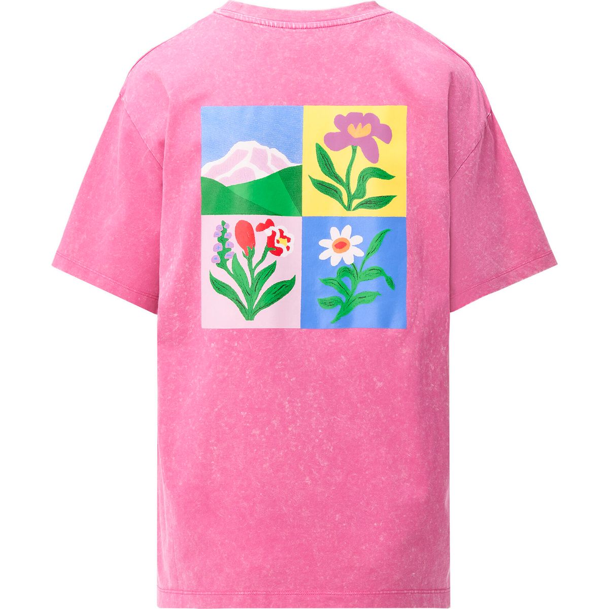 Picture Lyra Tee powder washed (A) XS WTS0639ABeetroot Powder WashedXS