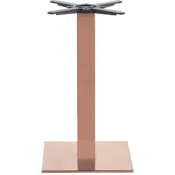 BIG Möbel GmbH Tischgestell Rosé – 40x40 cm Gusseisen mit Roségold-Finish | Premium-Gastroqualität