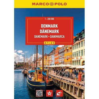 MARCO POLO Reiseatlas Dänemark 1:200.000, Gebundene Ausgabe von , MairDuMont, 978-3-575-02216-5