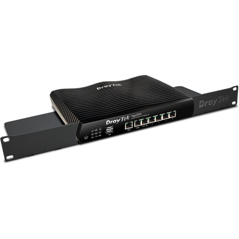Draytek Rack Mounting Plate für Vigor2820-Serie, Vigor2930-Serie, VigorPro 5300-Serie (vrackmountlite)