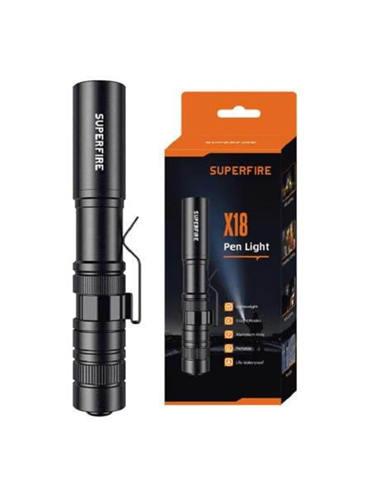 Superfire Flashlight X18