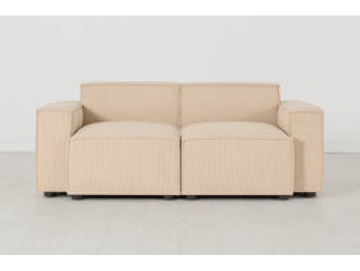 Zweisitzer-Sofa Model 03, Sandfarbe