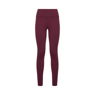 Leggings FABLETICS "Fabletics Tights DEFINE HIGH-WAISTED LEGGING", Damen, Gr. XS, N-Gr, rot, Obermaterial: 88% Polyester PES. 12% Elasthan EL., uni, regular fit, Hosen Leggings, mit hohem Bund