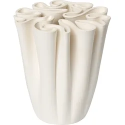 Dedali Vase 18 cm gebrochenes Weiß