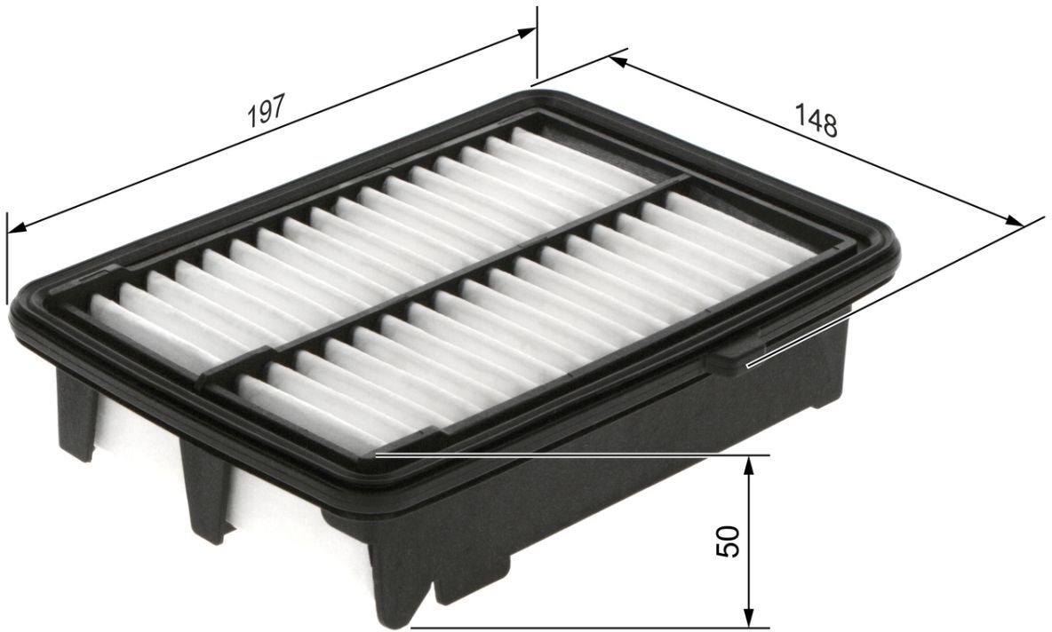Luftfilter BOSCH F 026 400 384