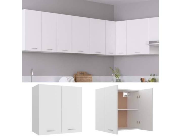 Armoire de cuisine multi-rangements - Excellent Magnifique - Blanc - Style contemporain - Design