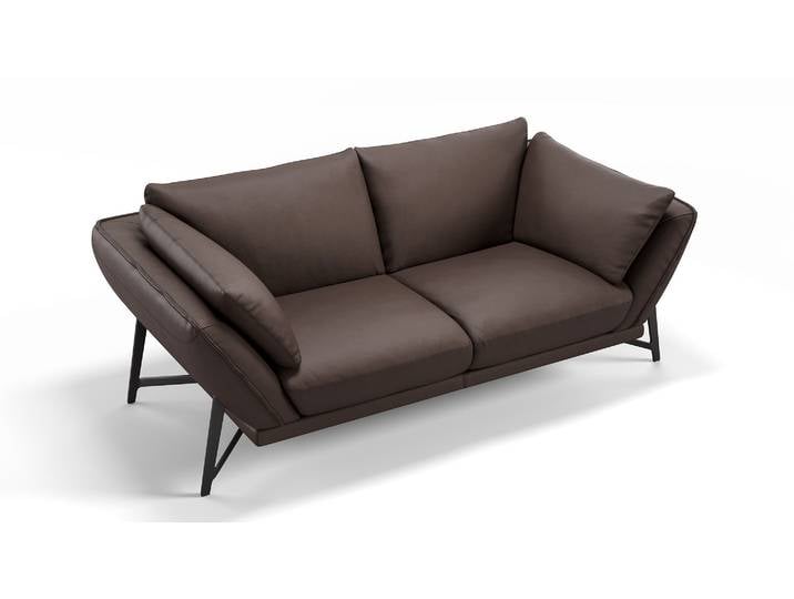 Sofa ESTELLA 2-Sitzer Leder Couch Designersofa