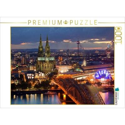 CALVENDO Puzzle Kölner Dom | 1000 Teile Lege-Größe 64x48cm Foto-Puzzle für glückliche Stunden