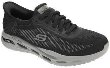 Skechers USA Relaxed Fit: Arch Fit-Orvan-Drex (Men's) Casual Shoes in Black, Size 9.5 W, Textile