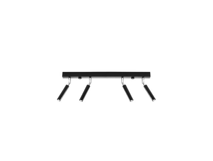 Design Deckenlampe „Eyetech“ 4-flammig Schwarz Sollux Lighting