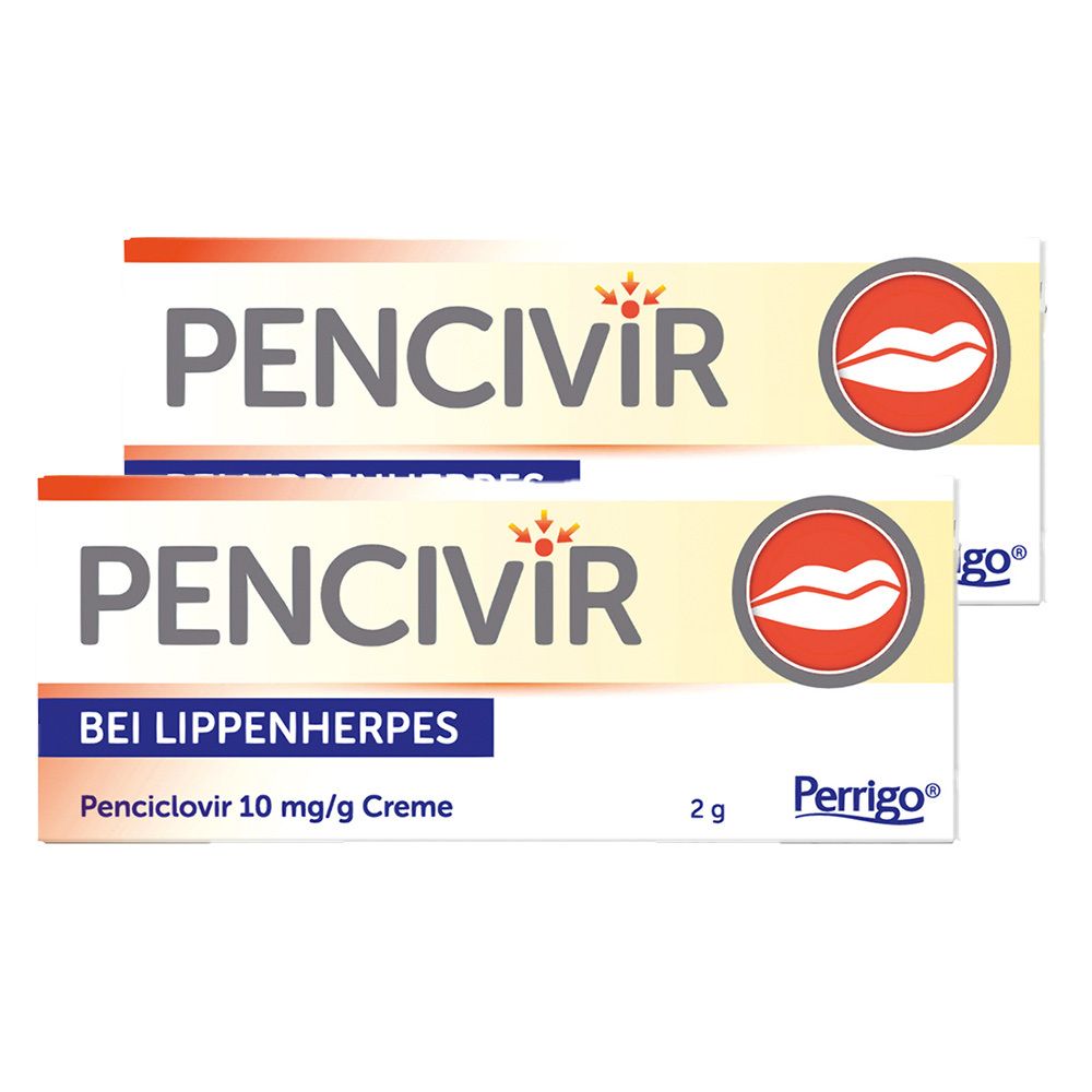 Pencivir bei Lippenherpes Creme 2x 2x2 g