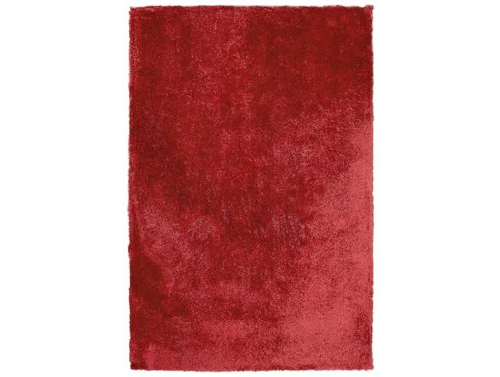 Beliani Langhaar Teppich kuschelig rot einfarbig rechteckig 200 x 300 cm Shaggy Evren