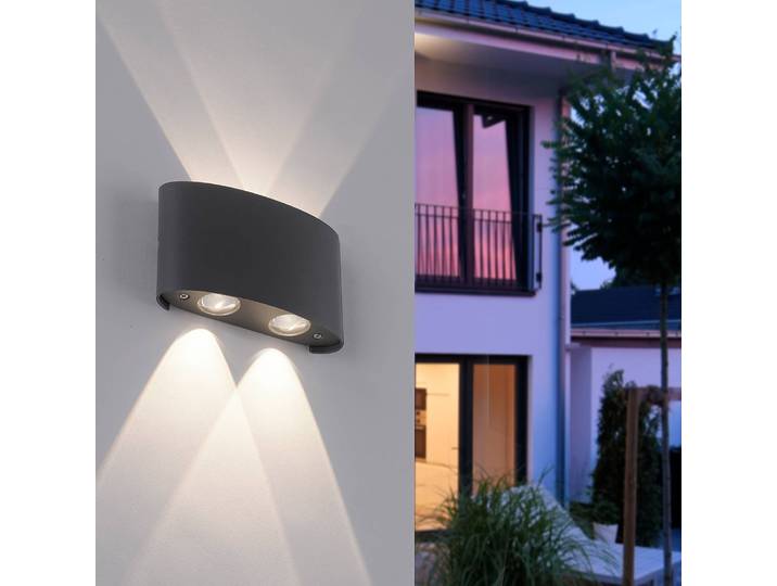 Applique murale Calle 13 x 8 x 3cm Noir