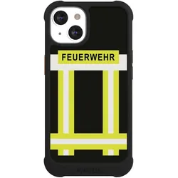 Nivocase Hülle für Apple iPhone 13 Stossfeste Handyhülle NIVOmax Case Schwarz Beruf Feuerwehr Feuerwehrmann (Apple iPhone 13), Smartphone Hülle, Schwarz